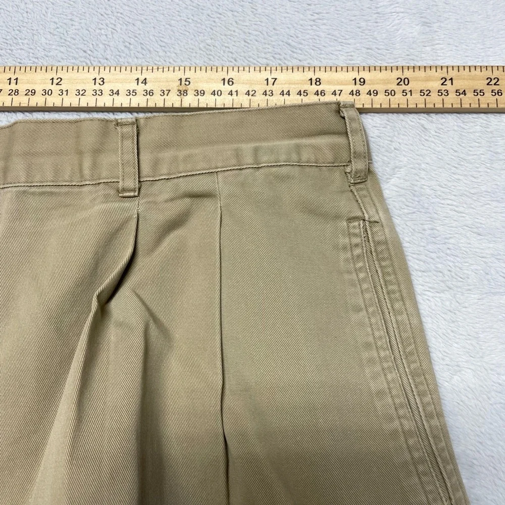 Vtg 90s‎ Abercrombie Fitch Pleated Chino Pants Mens 40x34 Khaki Cotton Baggy Ivy